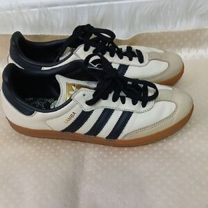Adidas Samba White Black Sneakers